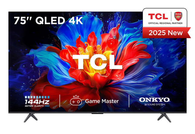 TCL TELEVISION 75" QLED PREMIUM 4K  GOOGLE TV