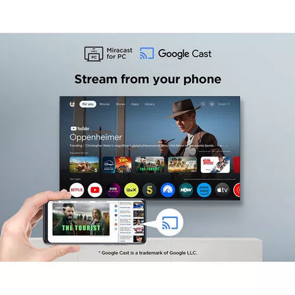 TCL TELEVISION 75"  QLED 4K GOOGLE TV