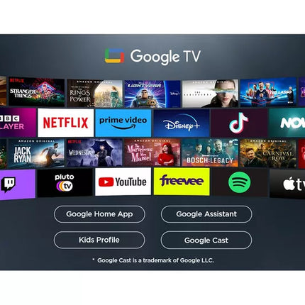 TCL TELEVISION 75"  QLED 4K GOOGLE TV