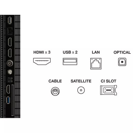 TCL TELEVISION 75"  QLED 4K GOOGLE TV