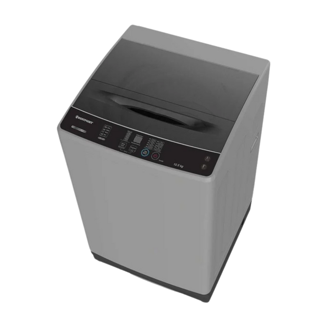 WESTPOINT WASHING MACHINE TOP LOADING 10.5KG SILVER