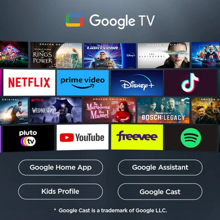 TCL TELEVISION 75" QLED PREMIUM 4K  GOOGLE TV
