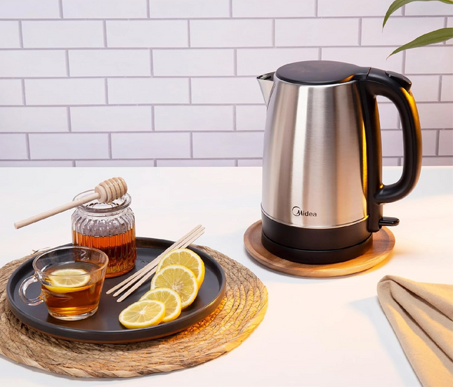 MIDEA STAINLESS STEEL KETTLE 1.7L 2200W