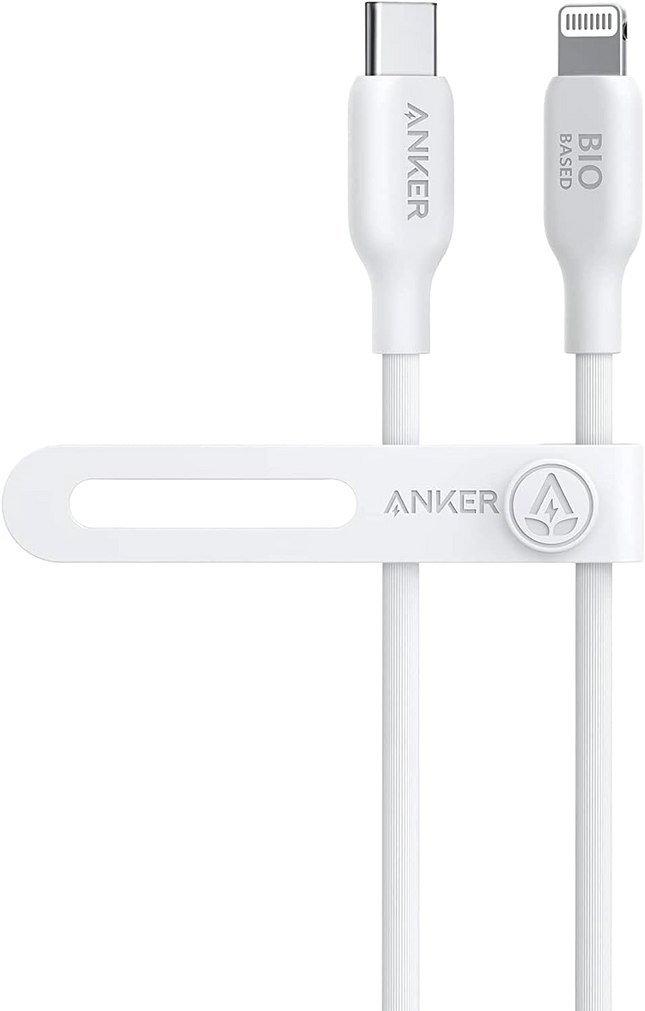 ANKER 542 USB-C TO LIGHTNING CABLE (3FT, BIO-BASED) - WHITE