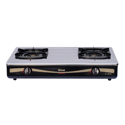 RINNAI GAS PLATE 2 BURNERS TOP PLATE:DETACHABLE STAINLESS STEEL