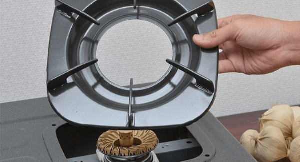 RINNAI GAS PLATE 1 BURNER TOP PLATE:DETACHABLE STAINLESS STEEL