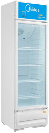 MIDEA SHOWCASE SINGLE DOOR 309LTS  WHITE (HS-411)