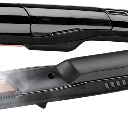 BABYLISS HAIR STRAIGHTENER STEAM SMOOTH BLACK