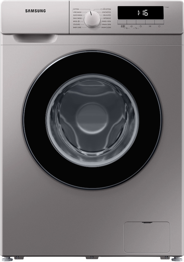 SAMSUNG WASHING MACHINE FRONT LOADING 8KG SILVER