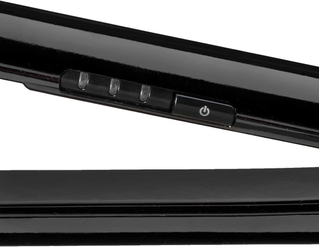 BABYLISS HAIR STRAIGHTENER SLEEK FINISH BLACK & CHROME