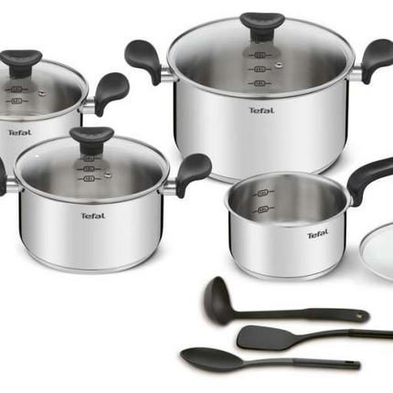 TEFAL SET 11PCS STP 18/20/24 CM + LIDS PRIMARY