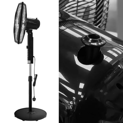 MIDEA STAND FAN 16" BLACK COLUR- 7 BLADES