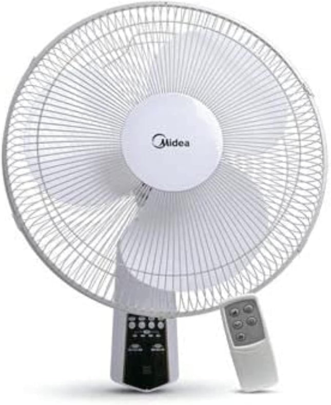 MIDEA WALL FAN 16" WITH REMOTE  WIHTE - 3 BLADES