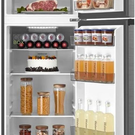 MIDEA REFRIGERATOR TOP MOUNT 266L BRU STEEL (HD-364FWEN)