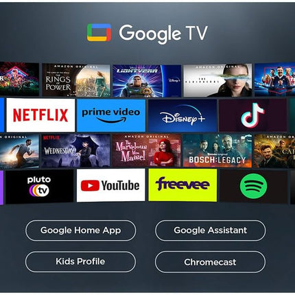 TCL TELEVISION 43" 4K UHD SMART GOOGLE TV