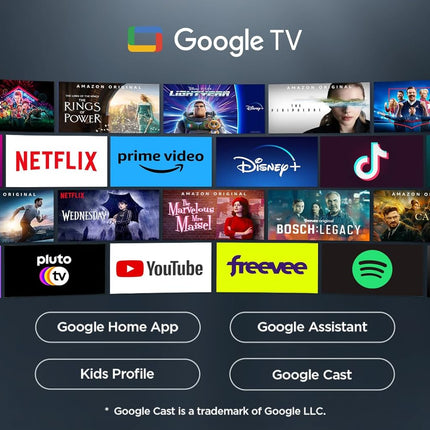 TCL TELEVISION 65" QLED PREMIUM 4K  GOOGLE TV