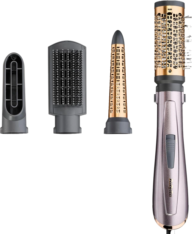 BABYLISS AIR STYLER SET  (4 ACCESSORIES) SHADOW GREY/ROSE GOLD