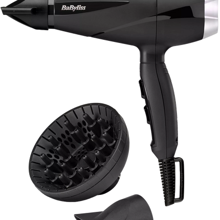 BABYLISS HAIR DRYER TURBO PRO 2100 BLACK/WHITE