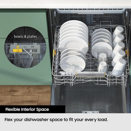 SAMSUNG DISHWASHER 13 SETTINGS A+ SILVER