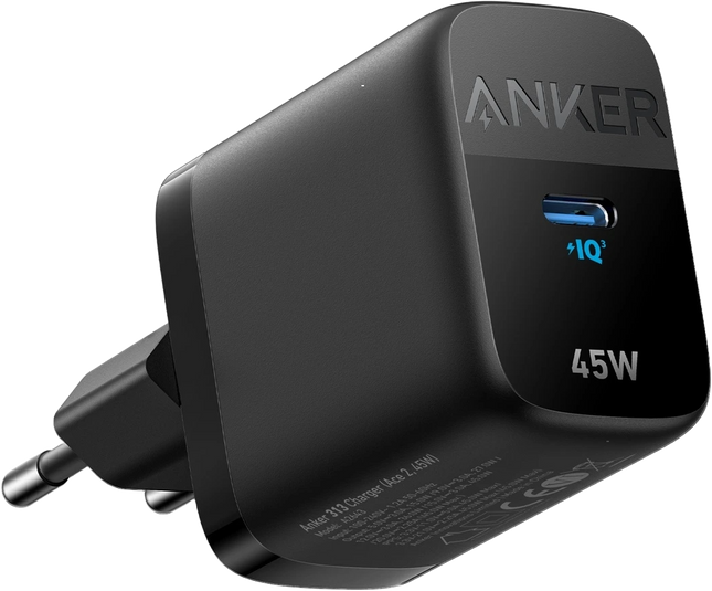 ANKER 313 CHARGER 45W ACE USB C - BLACK