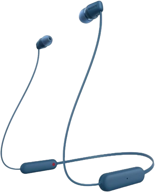 SONY WIRELESS IN-EAR HEADPHONES BLUE