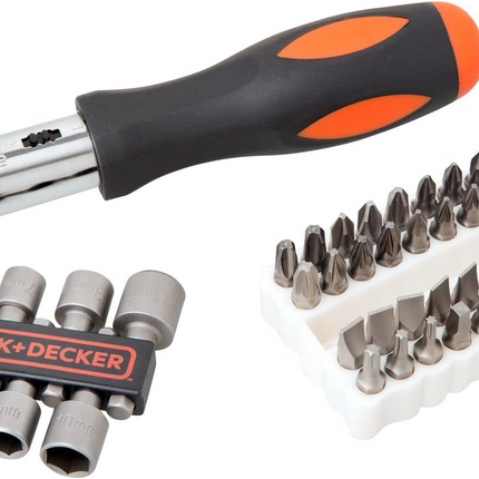 BLACK&DECKER 40 PIECES RATCHET SCREWDRIVER A7062-XJ