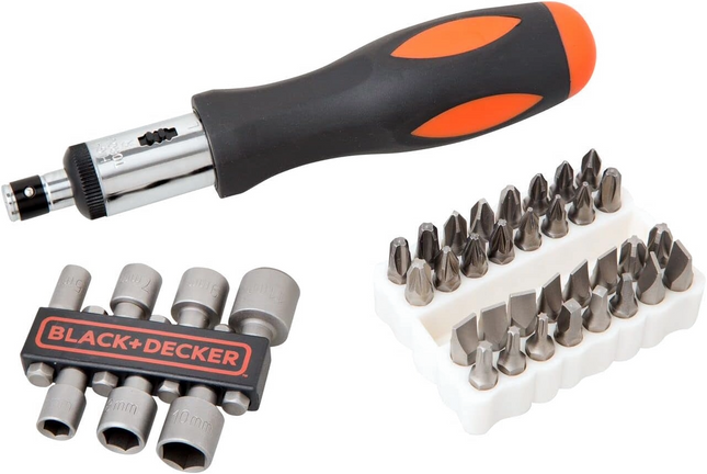 BLACK&DECKER 40 PIECES RATCHET SCREWDRIVER A7062-XJ