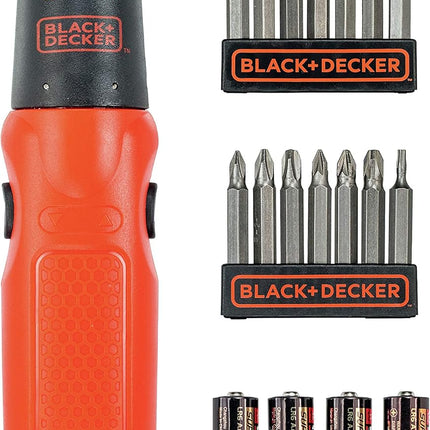 BLACK&DECKER 19 PIECES SCREWDRIVING BLISTER + KC9006 A7073-XJ