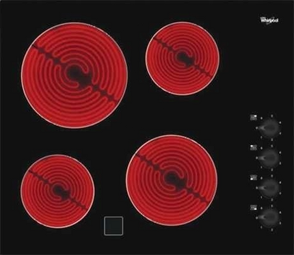 WHIRLPOOL BUILT IN HOBS 60CM VITROCERAMIC (4 BURNER)