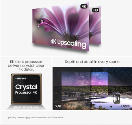 SAMSUNG TELEVISION 65" 4K UHD