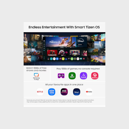 SAMSUNG TELEVISION 55" 4K UHD