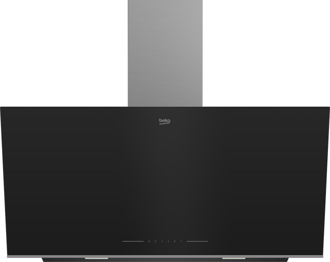 BEKO INCLINED COOKER HOOD 90CM BHCA96641BBHS