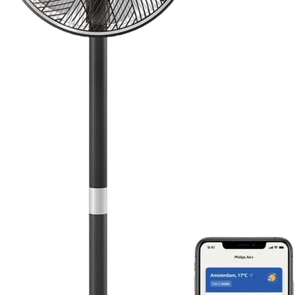 PHILIPS STAND FAN 3000 SERIES,POWERFUL,SILENT,CONNECTED