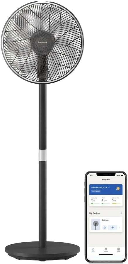 PHILIPS STAND FAN 3000 SERIES,POWERFUL,SILENT,CONNECTED