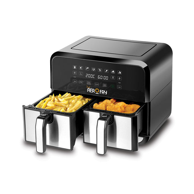BLACK+DECKER DUAL AIR FRYER 4L+4L 1700W DZAF1700-B5