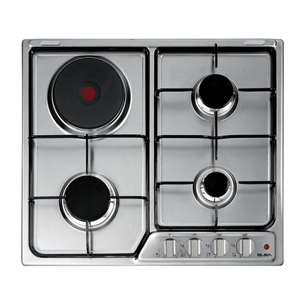 ELBA BUILT-IN-STOVE 3 GAS BURNERS + 1 ELECTRIC PLATE