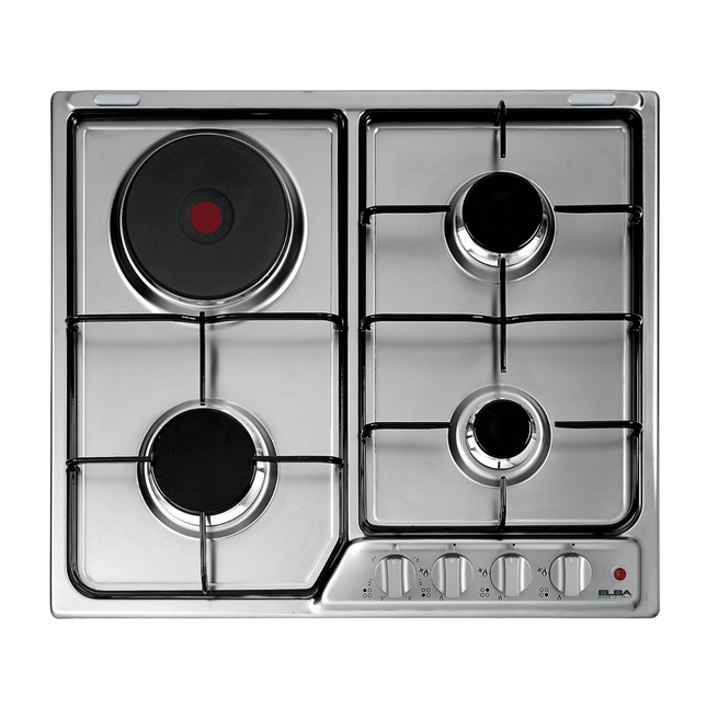ELBA BUILT-IN-STOVE 3 GAS BURNERS + 1 ELECTRIC PLATE