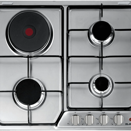 ELBA BUILT-IN-STOVE 3 GAS BURNERS + 1 ELECTRIC EF60-311 XD