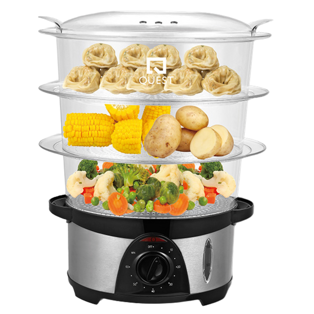 QUEST 3 TIER FOOD STEAMER 9.6L FS1152-A
