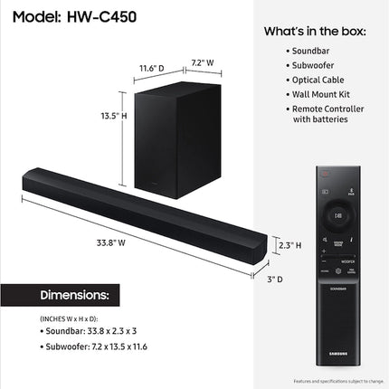 Samsung HW-C450/ZA Sound Bar
