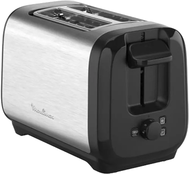 MOULINEX INOX TWO SLOTS TOASTER