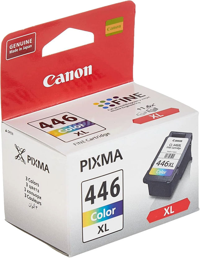 CANON CL-446 XL COLOUR INK FOR MG2541S | TR4645 | TS3440