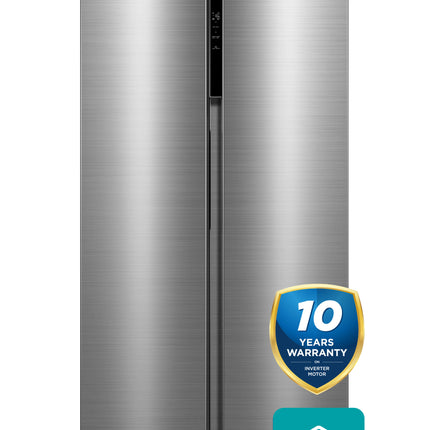 Midea 460L American Style Side-By-Side Fridge Freezer (MDRS619FIE46)