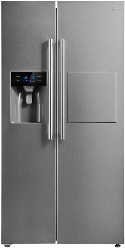 MIDEA REFRIGERATOR (N) 490L SIDE BY SIDE WITH DISPENSER (HC-657WEN)