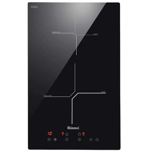 RINNAI INDUCTION HOB 2 COOKING ZONES