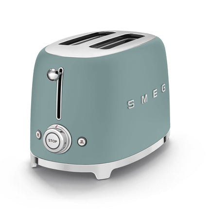 SMEG 2 SLICE TOASTER 950W EMERALD GREEN TSF01EGMSA