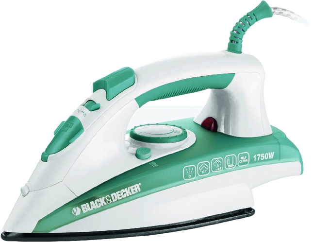 X1600-BLACK AND DECKER STEAM IRON 1750W