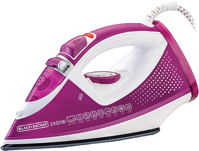 BLACK+DECKER STEAM IRON 2400W X2450