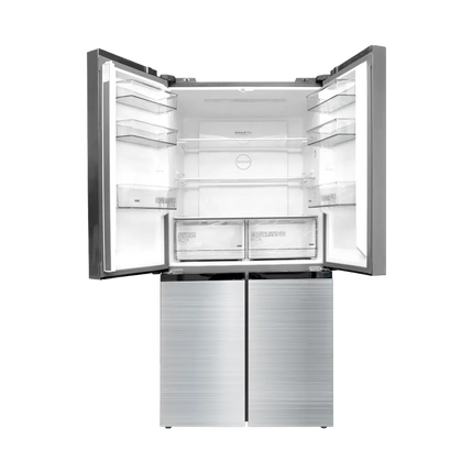 MIDEA REFRIGERATOR 4 DOORS 474L NO FROST BRU STEEL INVERTER