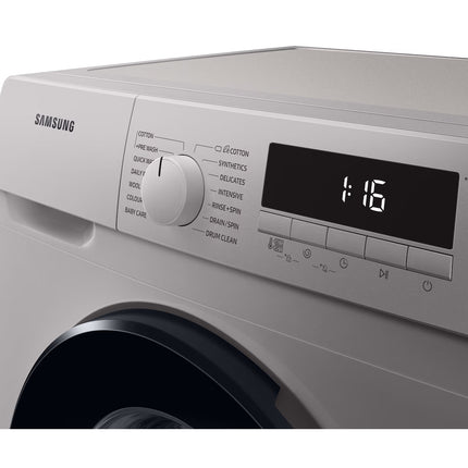 SAMSUNG WASHING MACHINE FRONT LOADING 8KG SILVER